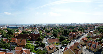 Udsigt fra Skagens gamle vandtårn